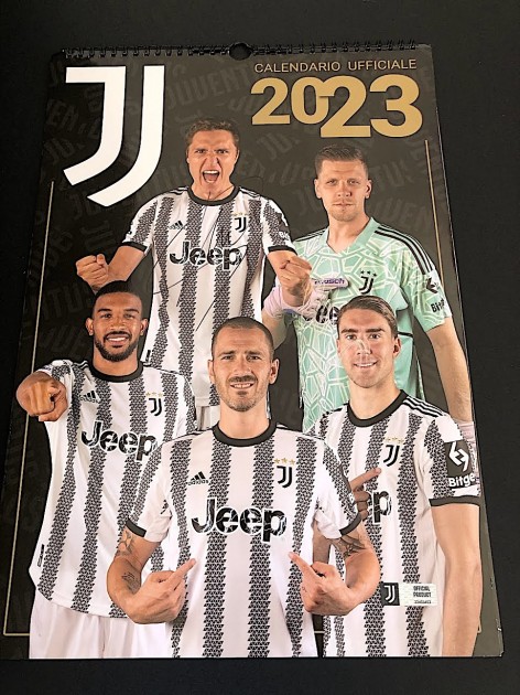 Calendario ufficiale Juventus, 2023 - Autografato dai giocatori -  CharityStars