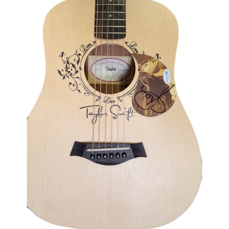 Taylor Swift Signed Baby Taylor Acoustic Guitar