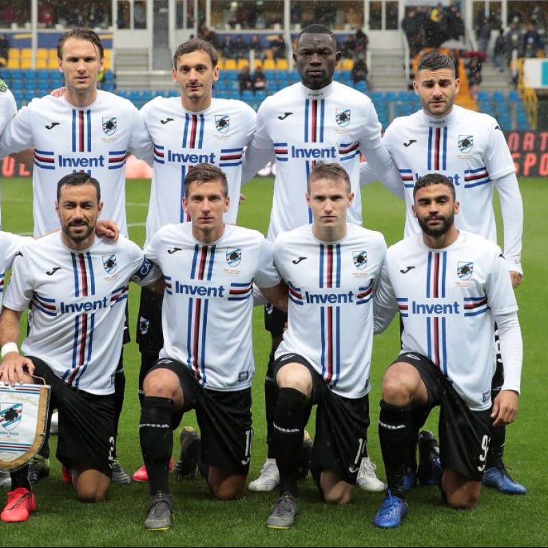 Maglia Sau indossata Parma-Sampdoria - #Blucrociati