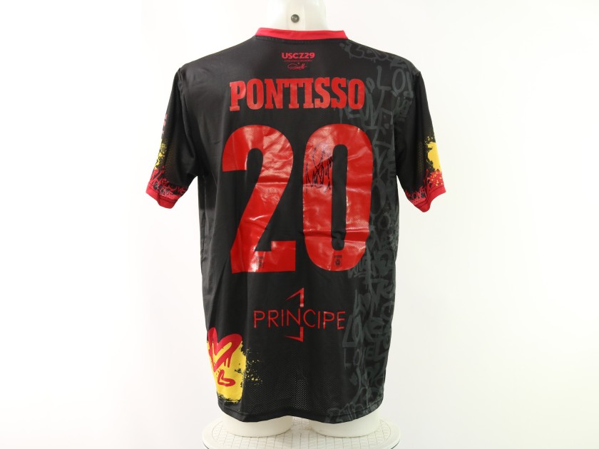 Maglia Pontisso autografata Unwashed Catanzaro vs Brescia, 2024 - Limited Edition