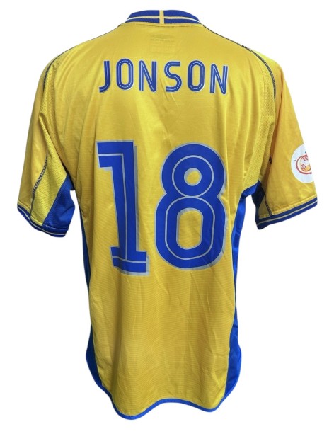 Jonson's Match-Worn Shirt, Italy vs Sweden EURO 2004