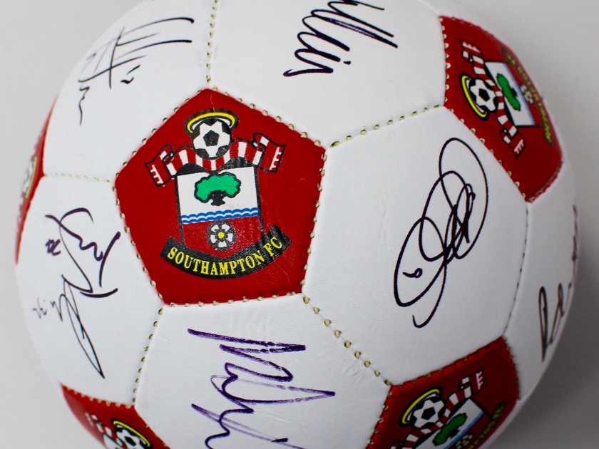 Southampton FC Football Signed by 16/17 First Team Squad