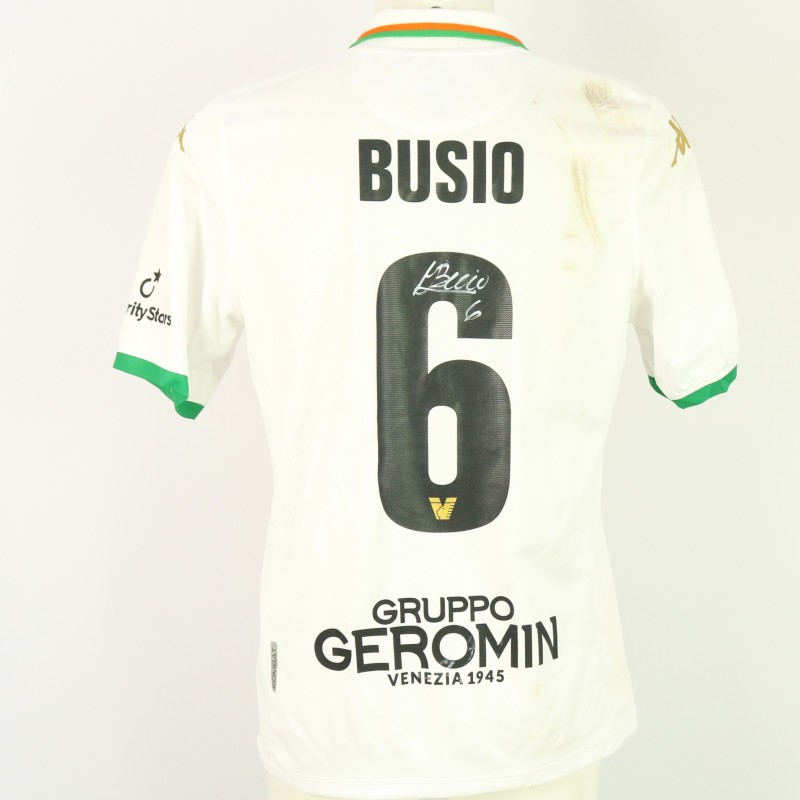 Busio's Unwashed Shirt, Ascoli vs Venezia 2024 - Autografata