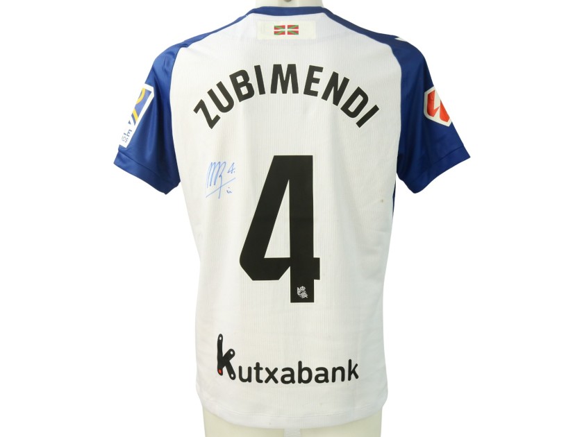 Zubimendi's Signed Unwashed Shirt, Real Sociedad vs Real Madrid 2024 "Chillida Limited Edition"