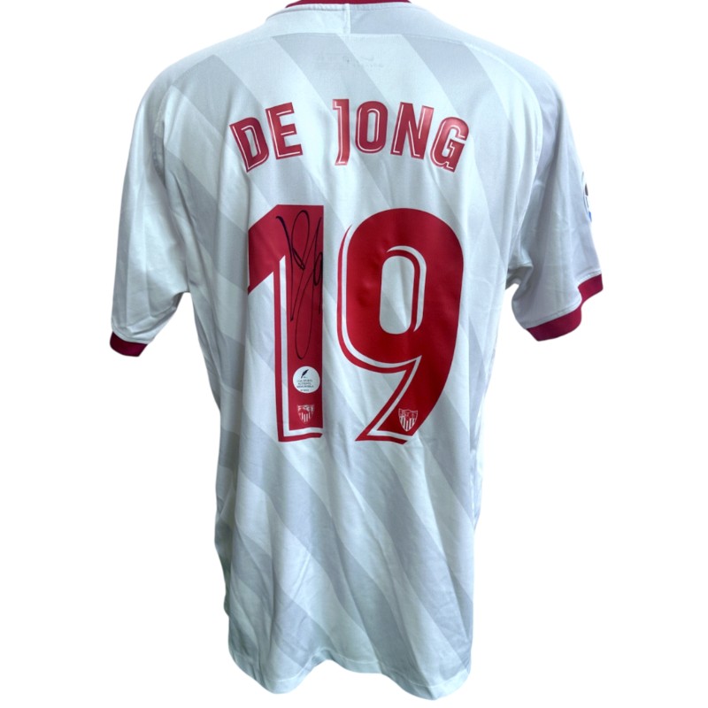 De Jong's Sevilla Signed Replica Shirt, 2020/21
