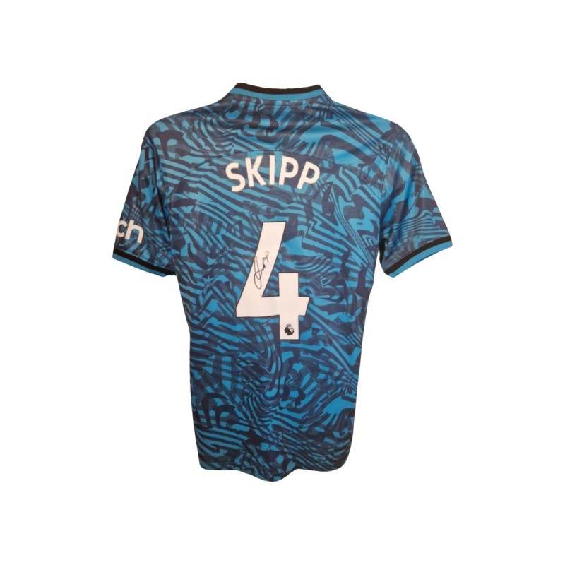 Oliver Skipp Signed Tottenham Hotspur Official 2022-23 Third Football Shirt