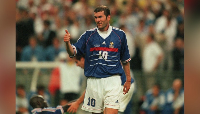 Zidane's Official France Signed Shirt, 1998