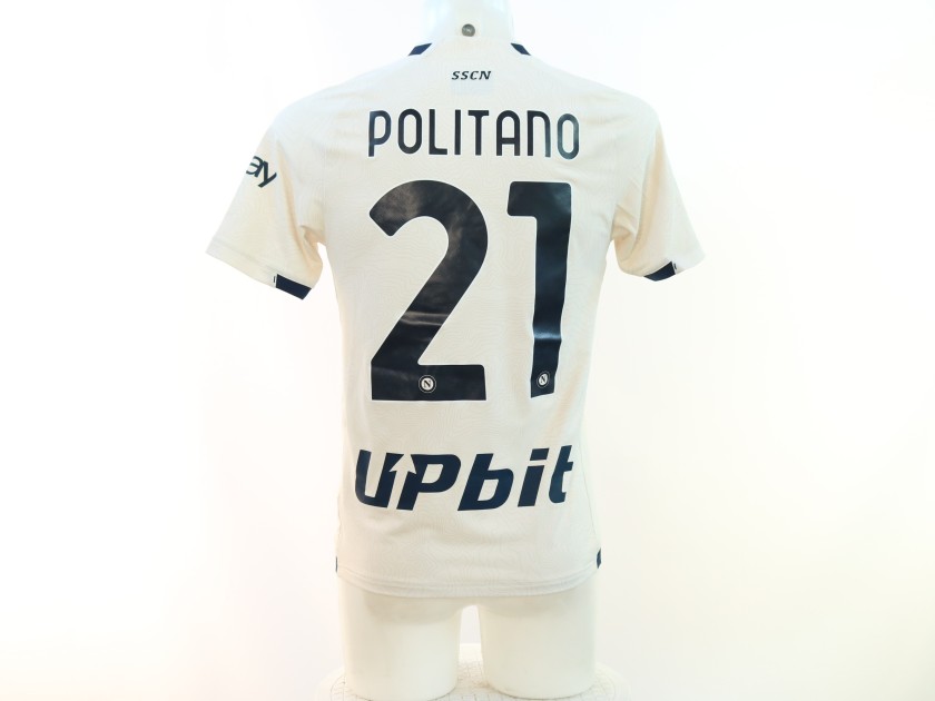 Politano's Napoli Match-Issued Shirt, 2023/24 - Limited Edition