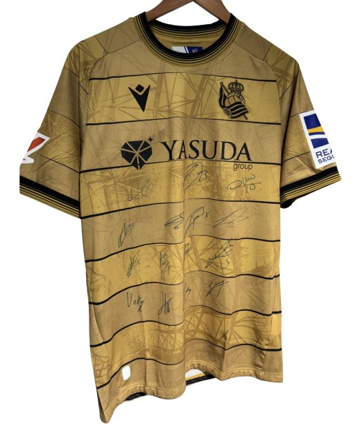 Official Real Sociedad Away Shirt, 2024/25 - Signed by the players