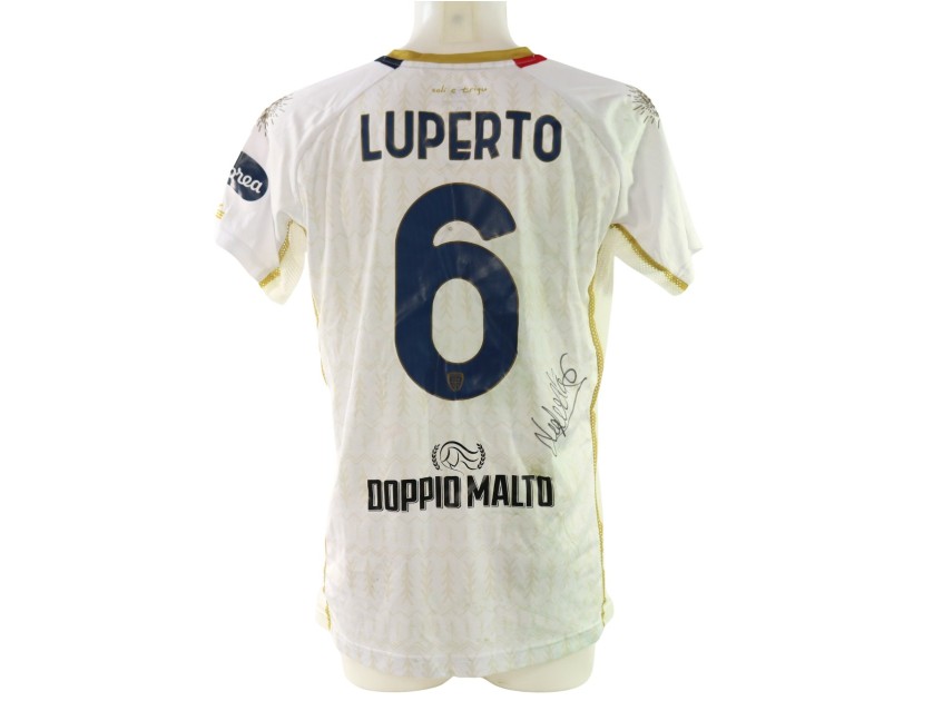 Luperto's Signed Unwashed Shirt, Milan vs Cagliari 2025