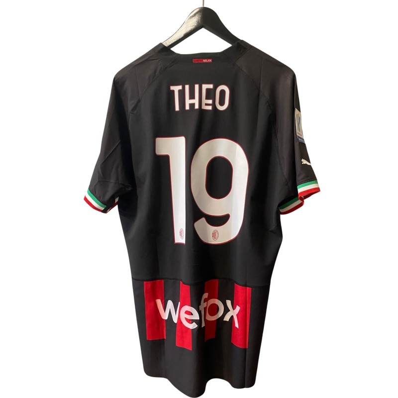 Hernandez' Match-Issued Shirt, Milan vs Inter - Italy Supercup Finals 2023