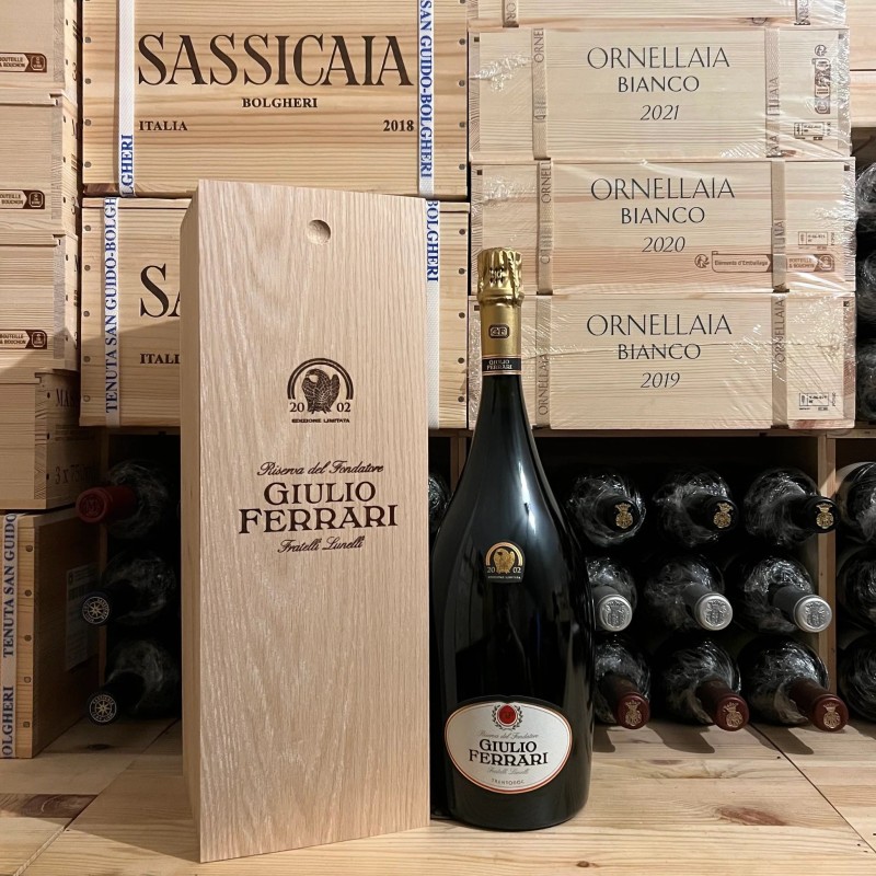 Giulio Ferrari 2002 Riserva Del Fondatore Magnum Edizione Limitata - in Cassa Legno