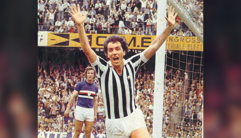 Bettega's Juventus Retro Signed Shirt, 1977