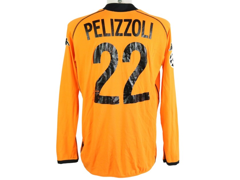 Pelizzoli's AS Roma Match Shirt, UCL 2002/03