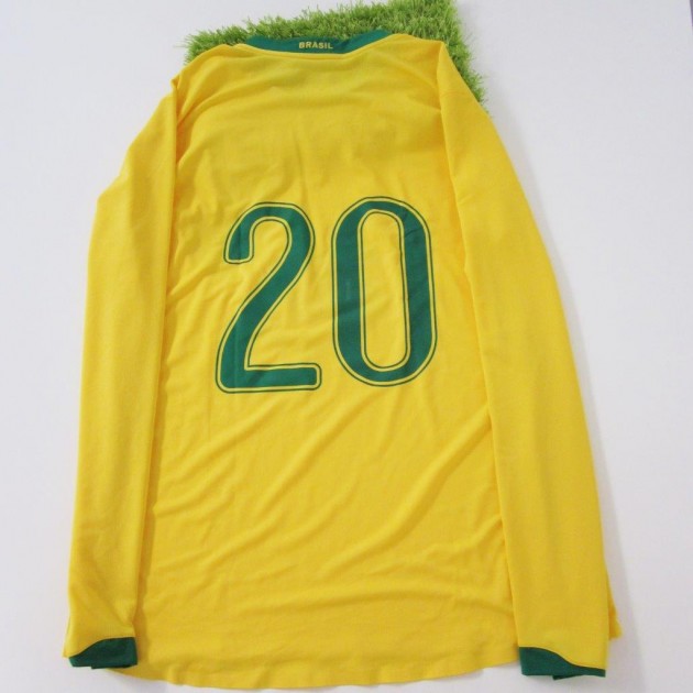 Soccer: Ronaldinho Match-Worn Jersey