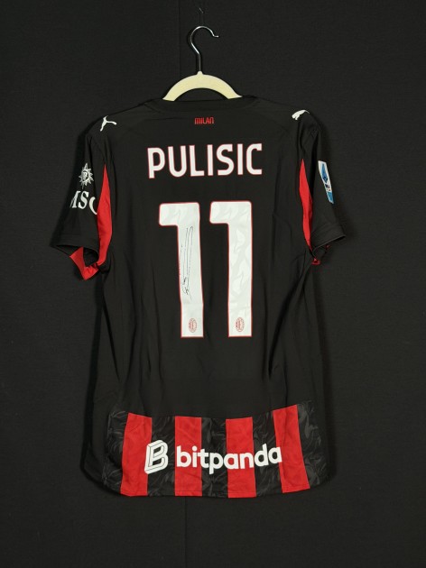 Pulisic's Milan Signed Official Shirt, 2025/26