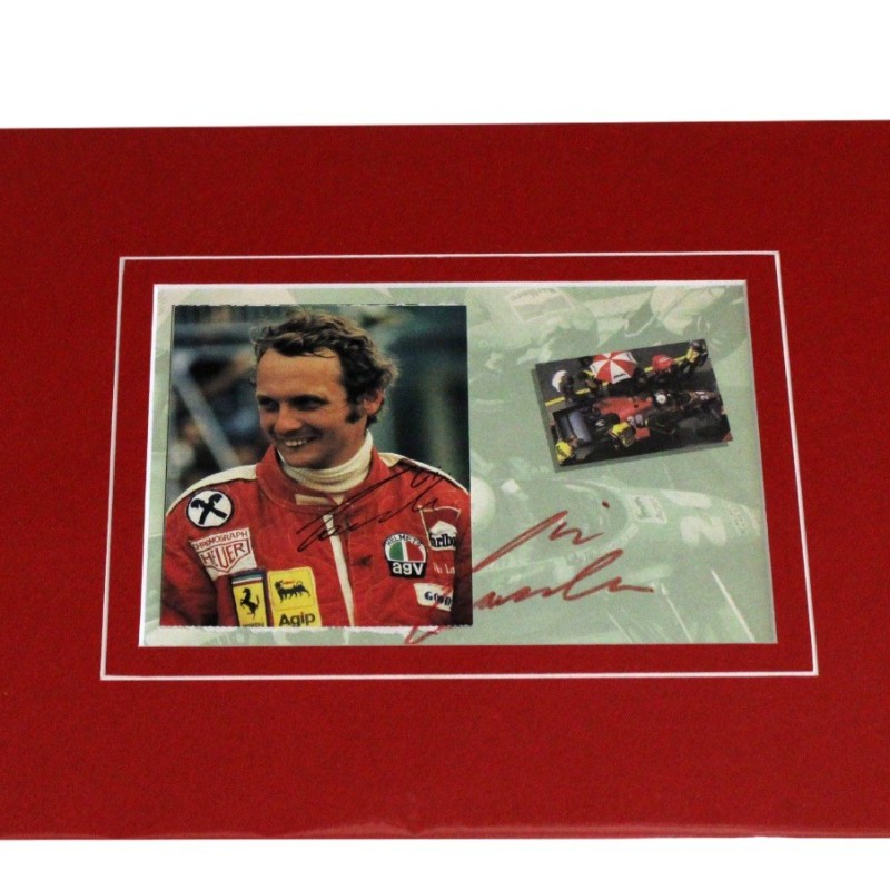 Display signed by Niki Lauda