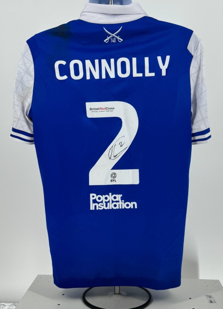 Maglia firmata del Bristol Rovers EFL Sky Bet League One di James Connolly, contro il Lincoln City