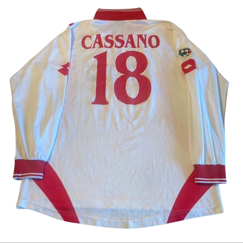 Cassano's Bari Match-Worn Shirt, 2000/01