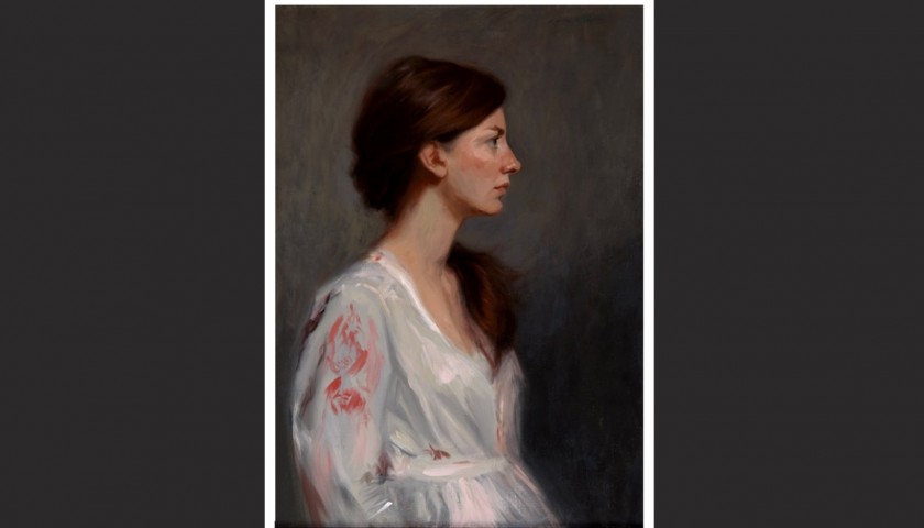 A Head and Shoulders Child Portrait Commission by Daisy Sims-Hilditch