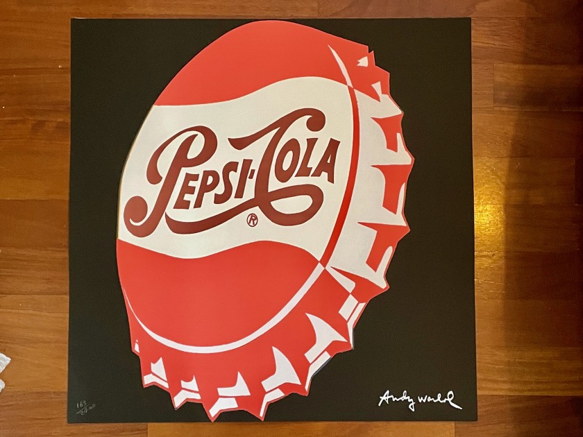 Andy Warhol Pepsi-Cola Signed Limited Edition with CMOA Stamp