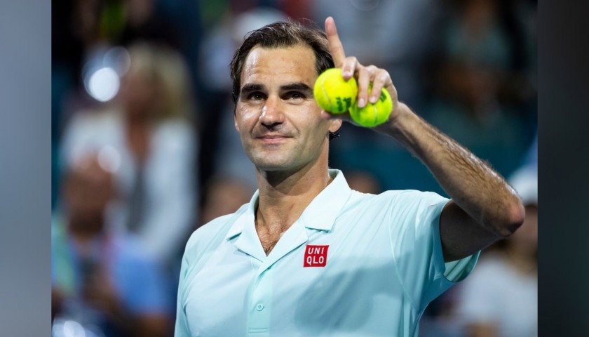 Tennis Ball Signed by Roger Federer 