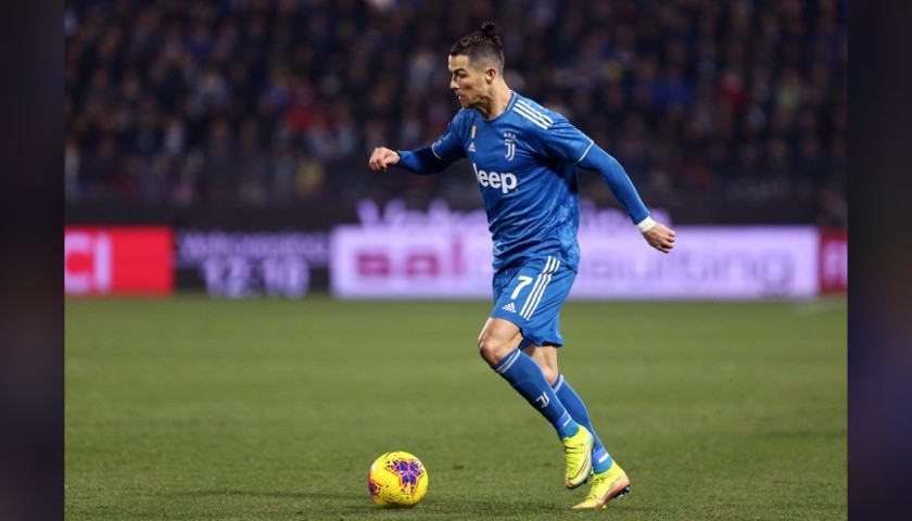 Ronaldo's Official Juventus Signed Shorts 