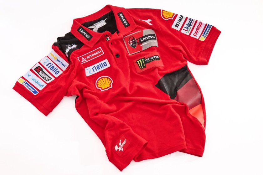 Enea Bastianini's Ducati Lenovo Team MotoGP Signed Shirt, 2023