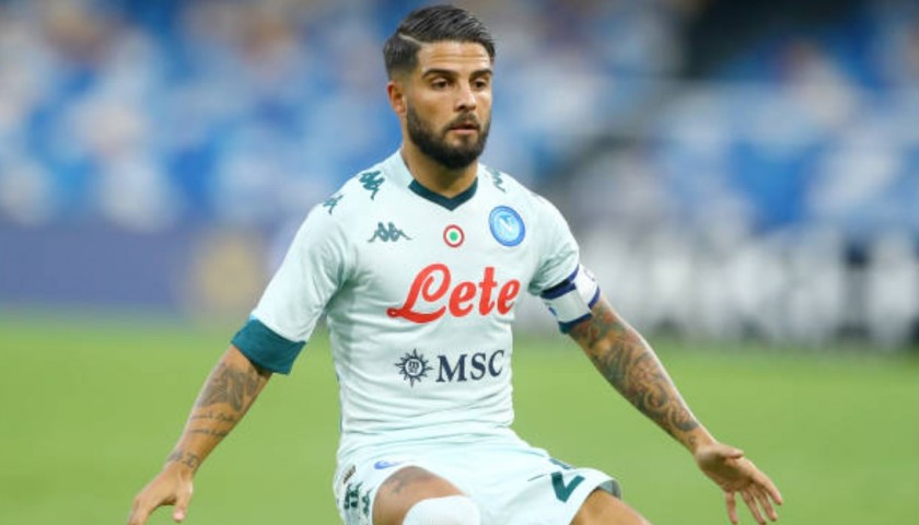 Insigne's Napoli Match-Issued Shirt, 2020/21