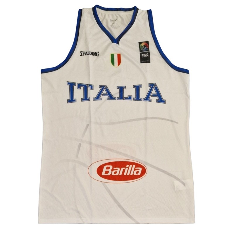 Italian National Basketball Team Match-Issued Shirt