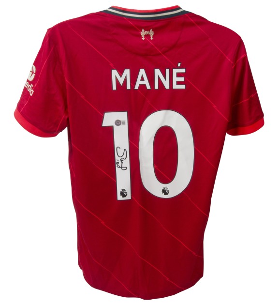 Sadio Mane's Liverpool FC Signed Replica Shirt