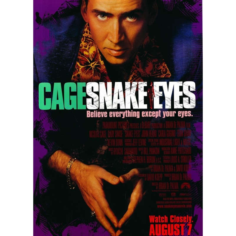 Snake Eyes (1998) Original One Sheet Movie Poster