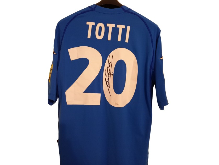 Totti's Italy Signed Match-Issued Shirt, EURO 2000