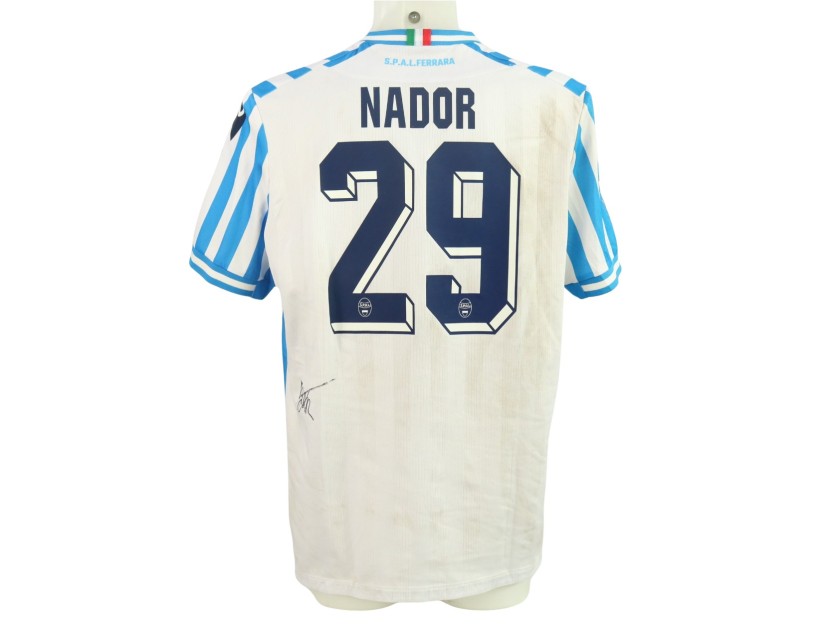 Nador's Signed Unwashed Shirt, SPAL vs Lucchese 2024 