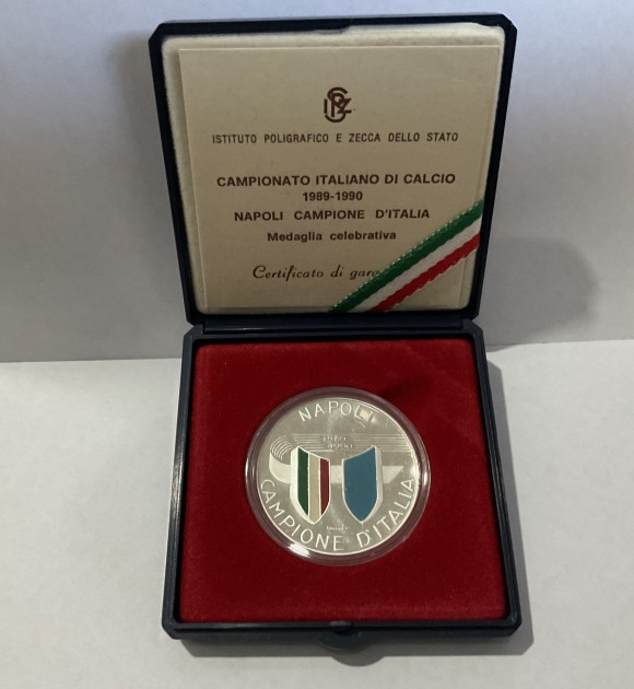 Official Napoli Scudetto Medal, 1989/90 - CharityStars