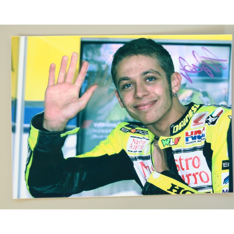 Photograph - Signed by Valentino Rossi