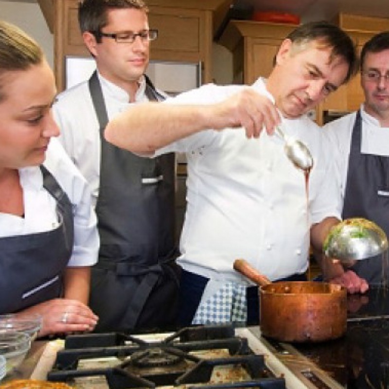 Raymond Blanc cookery course and lunch at the Mole Inn