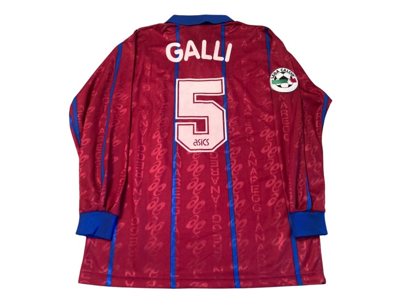 Galli's Reggiana Match-Issued Shirt, 1997/98