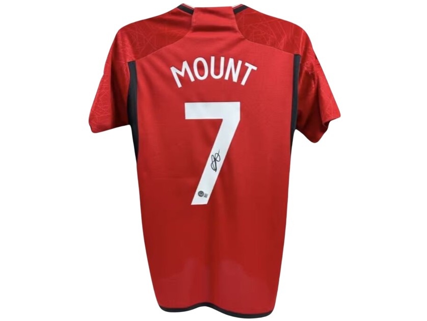 Mason Mount's Manchester United Signed Replica Shirt