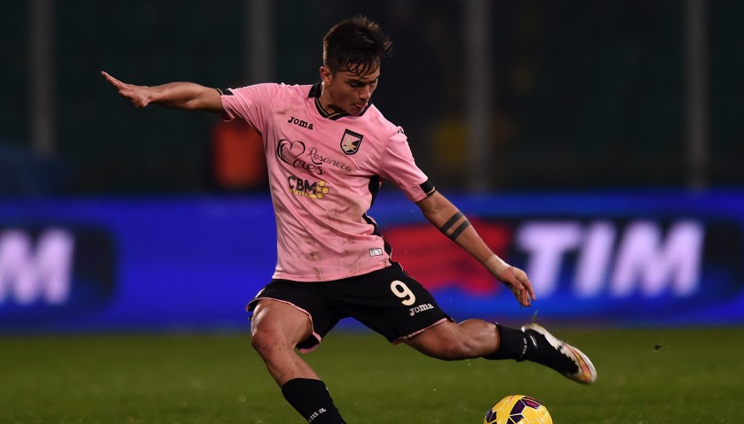 MONDO REPLICA MAGLIA PALERMO F.C. 2014/15 # 9 P. DYBALA TG. M NON ORIGINALE