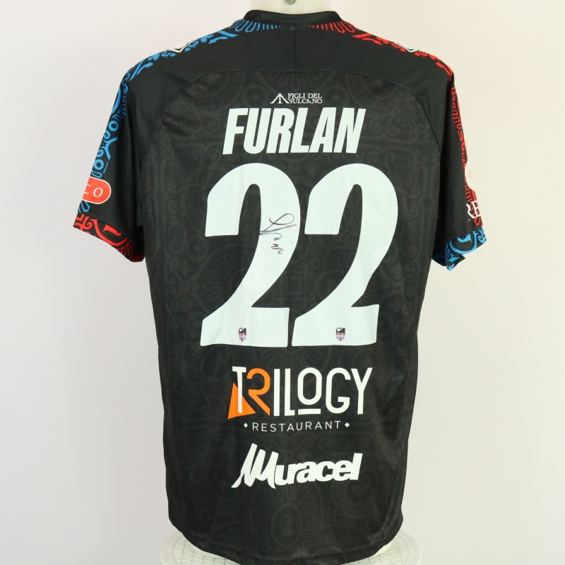 Maglia gara Furlan, Catania vs Padova - Finale Coppa Italia Serie C 2024 - Autografata