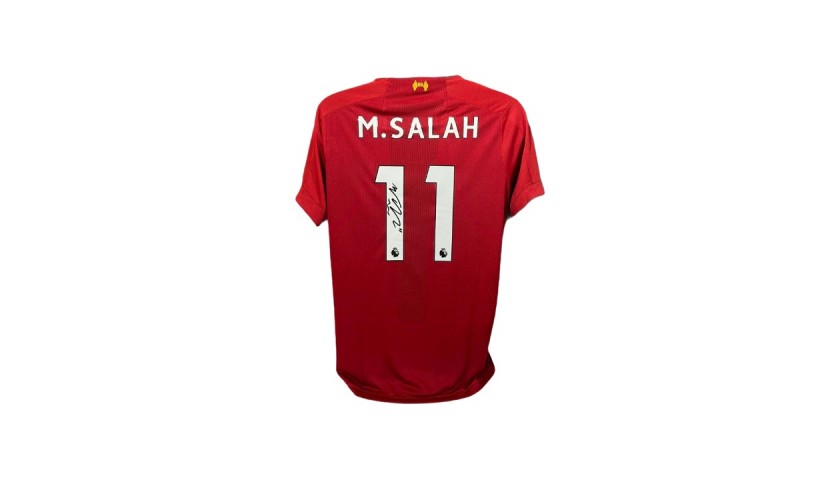 Mo Salah's Liverpool 2019/20 Signed Shirt - CharityStars