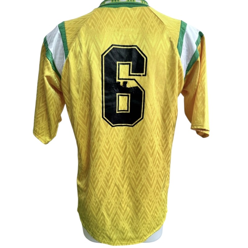 Shamrock Rovers Match-Worn Shirt, 1992/93