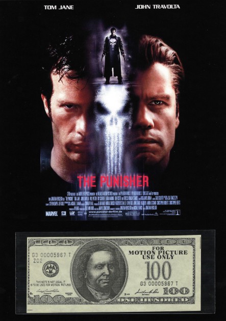 Original banknote used in the film The Punisher