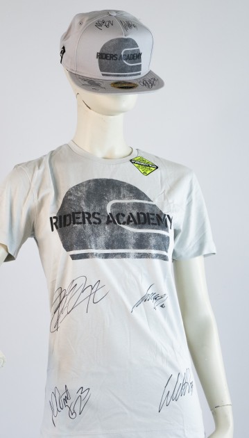 Mooney VR46 Riders Academy Racing Team Signed Official T-Shirt and Cap
