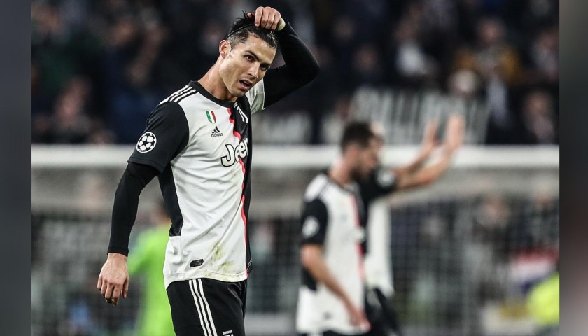 Ronaldo's Juventus Match Signed Shirt, UCL 2019/20