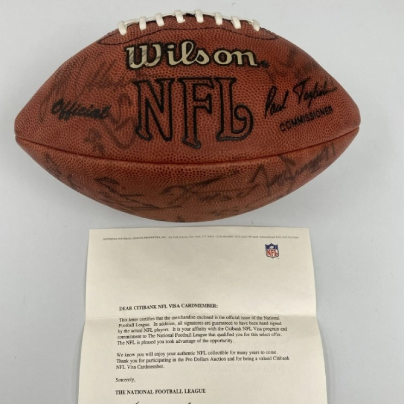 Dan Marino and 1991 Miami Dolphins Team Signed NFL Football