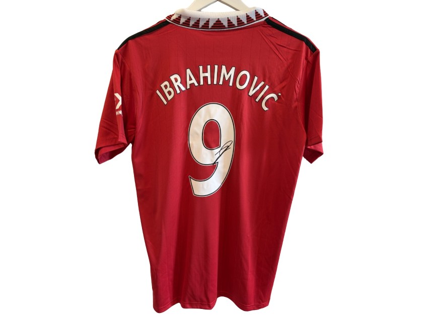 Zlatan Ibrahimovic's Manchester United 2022/23 Signed Shirt 