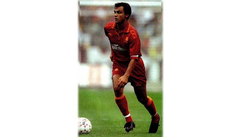 Giannini's Roma Match Shirt, 1994/95 - Signed by Francesco Totti