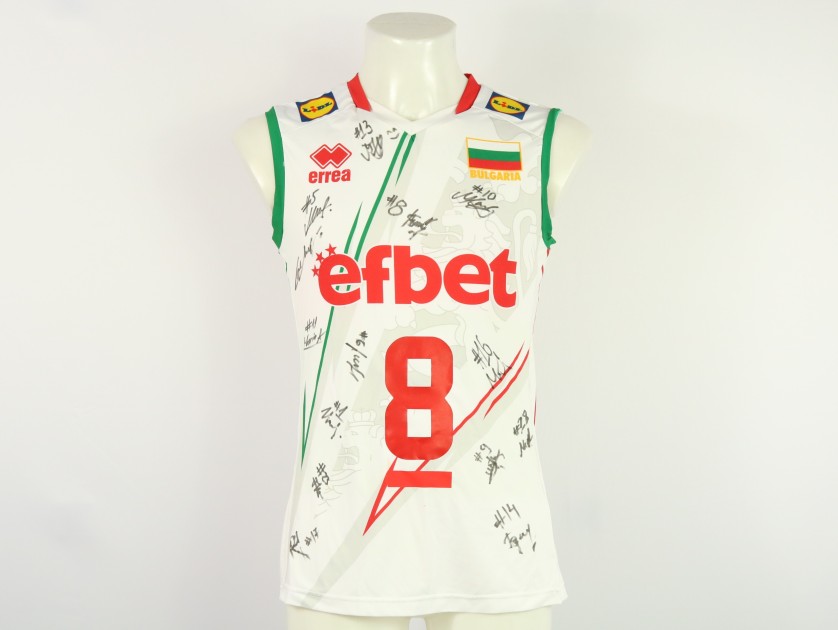 Bulgaria's jersey - athlete Barakova - of the women's national team at the European Championships 2023 - autographed by the team